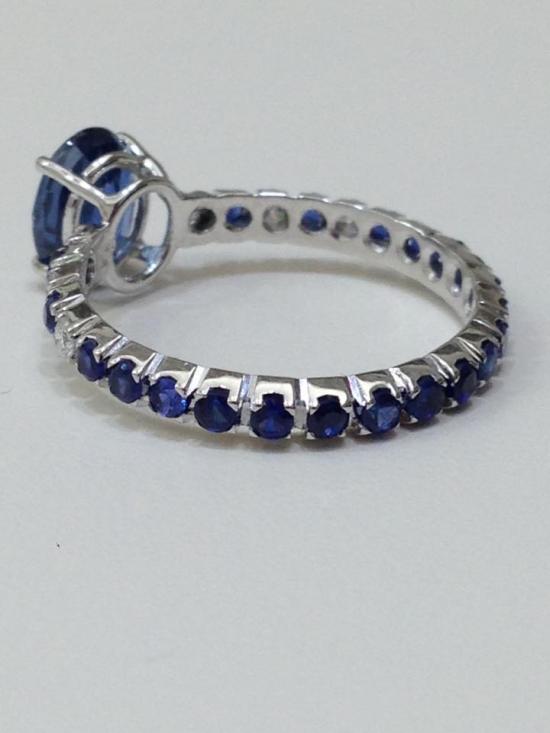whisker with diamonds and sapphires
